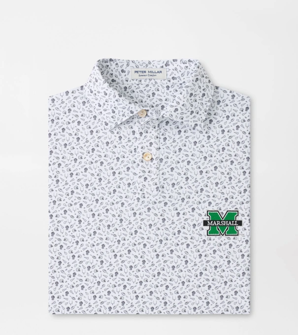Marshall Kick Off Youth Performance Jersey Polo in Gale Grey