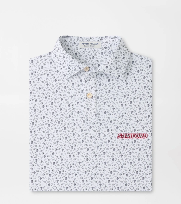Samford Kick Off Youth Performance Jersey Polo in Gale Grey