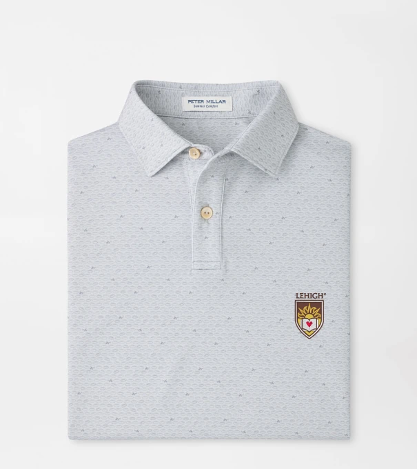 Lehigh On The Ball Youth Performance Jersey Polo in British Grey