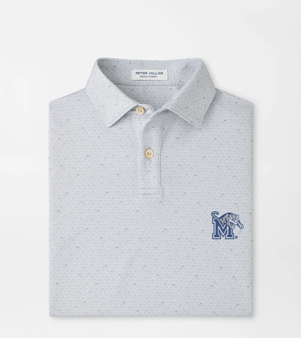 Memphis On The Ball Youth Performance Jersey Polo in British Grey