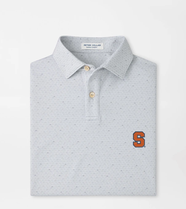 Syracuse On The Ball Youth Performance Jersey Polo in British Grey