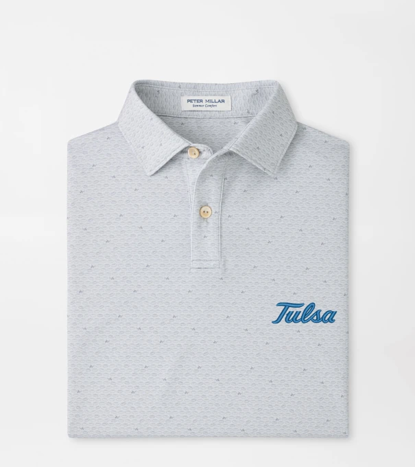 Tulsa On The Ball Youth Performance Jersey Polo in British Grey