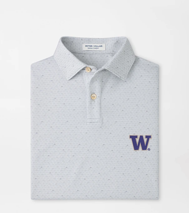Washington On The Ball Youth Performance Jersey Polo in British Grey