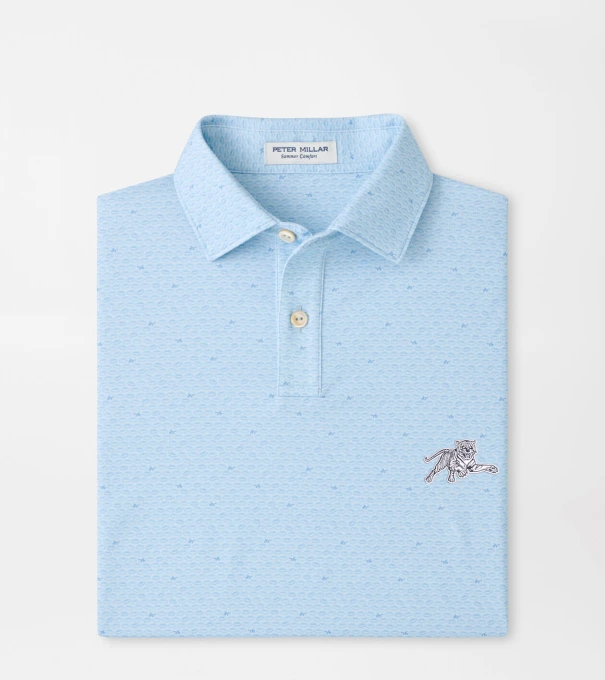 Jackson State On The Ball Youth Performance Jersey Polo in PALE BLUE