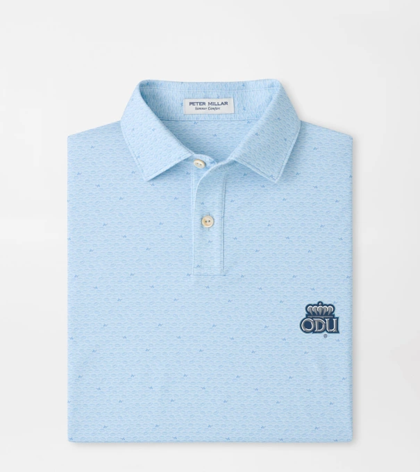 Old Dominion University On The Ball Youth Performance Jersey Polo in PALE BLUE