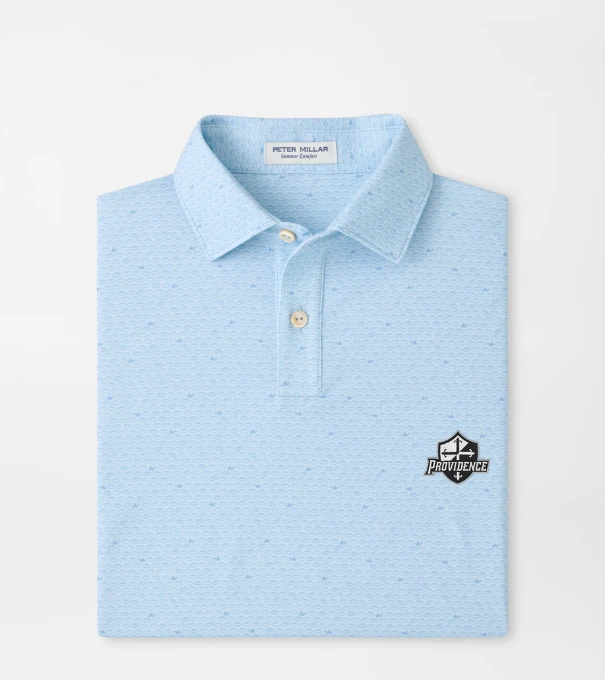 Providence On The Ball Youth Performance Jersey Polo in PALE BLUE