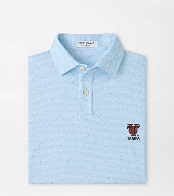 Tampa On The Ball Youth Performance Jersey Polo in PALE BLUE