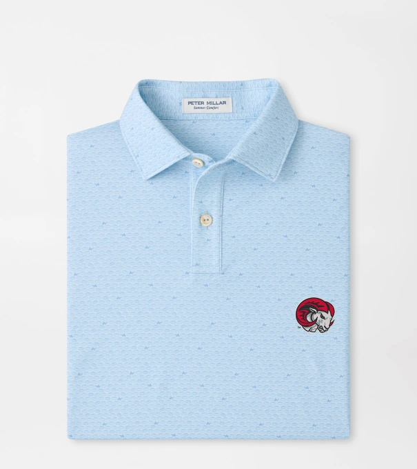 Winston Salem State On The Ball Youth Performance Jersey Polo in PALE BLUE