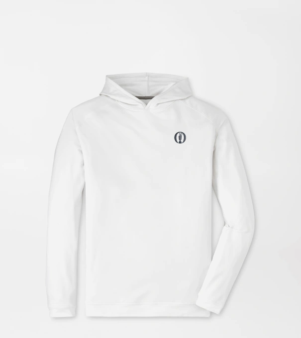 The Open Pine Performance Hoodie in White