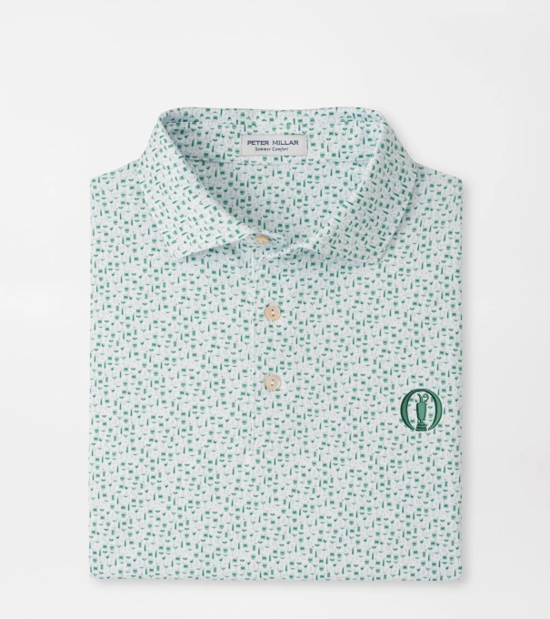 The Open Cheers Performance Jersey Polo in White