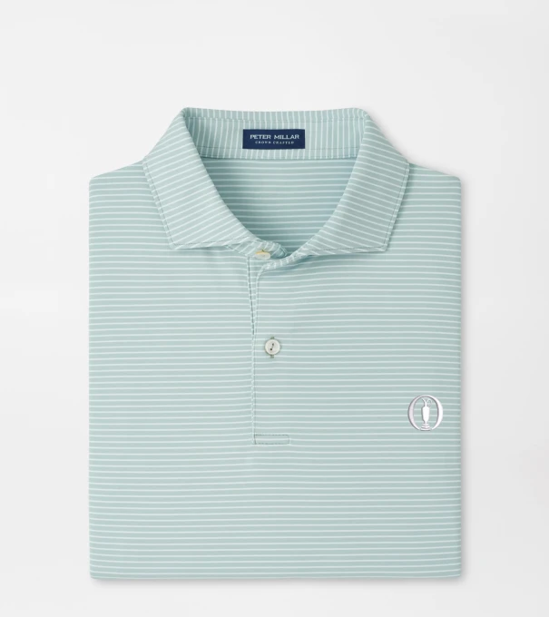 The Open Ballad Performance Jersey Polo in LIGHT WILLOW