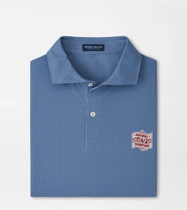 Oklahoma College World Series Alder Performance Jersey Polo in STORM