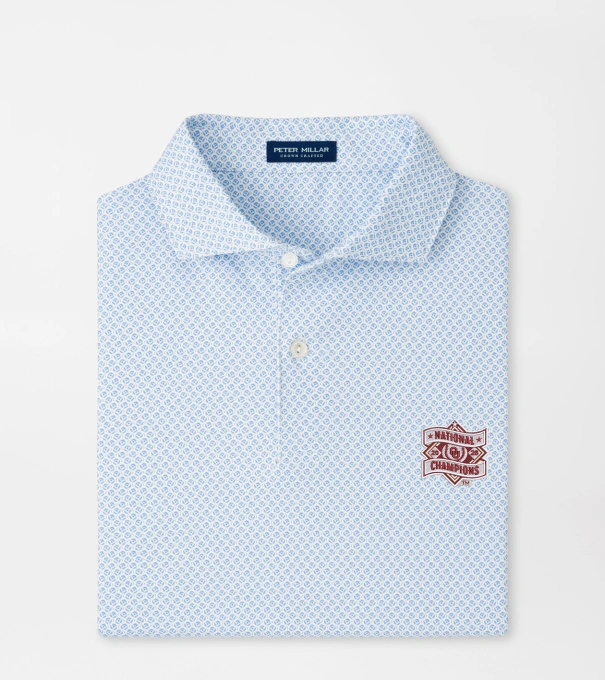 Oklahoma College World Series Mayfield Performance Jersey Polo in White