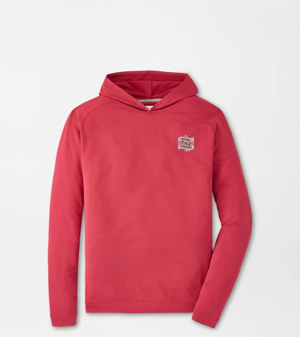 Oklahoma College World Series Pine Performance Hoodie in Crimson1