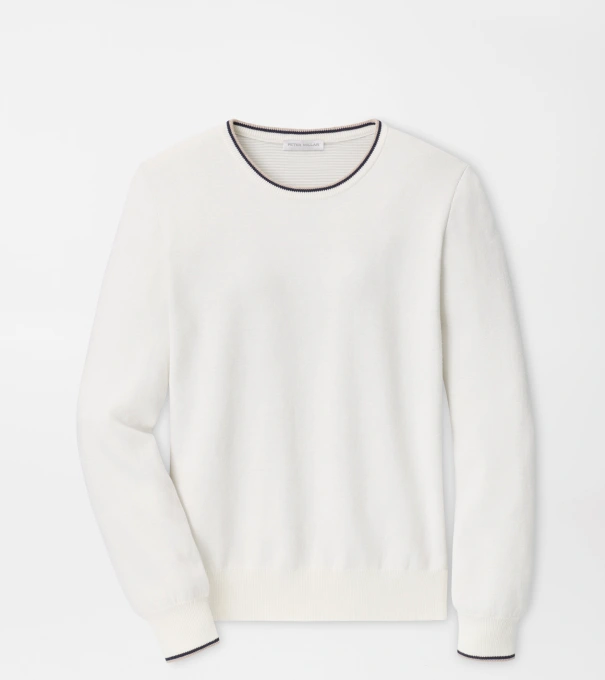 Coolspun Lite Cotton Crewneck in SOFT WHITE