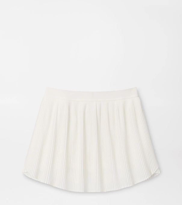 Mickey Micro Pleat Skort in SOFT WHITE