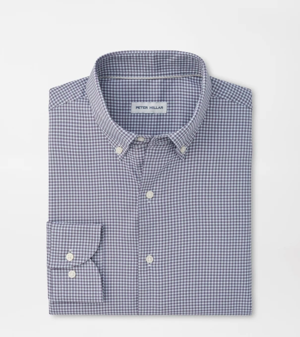 Gregory Crown Lite Cotton-Stretch Sport Shirt in PURPLE FIG
