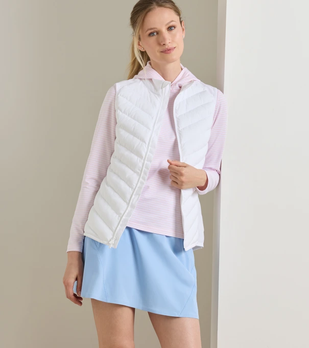 Fuse Hybrid Vest in White