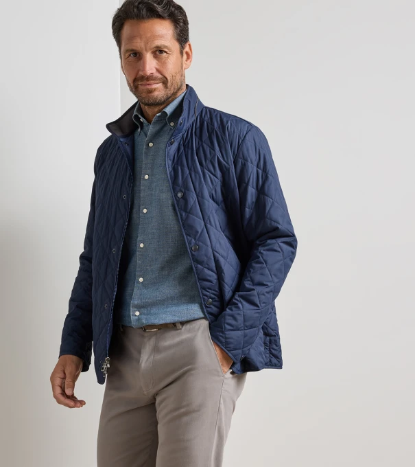 Suffolk Coat in Navy