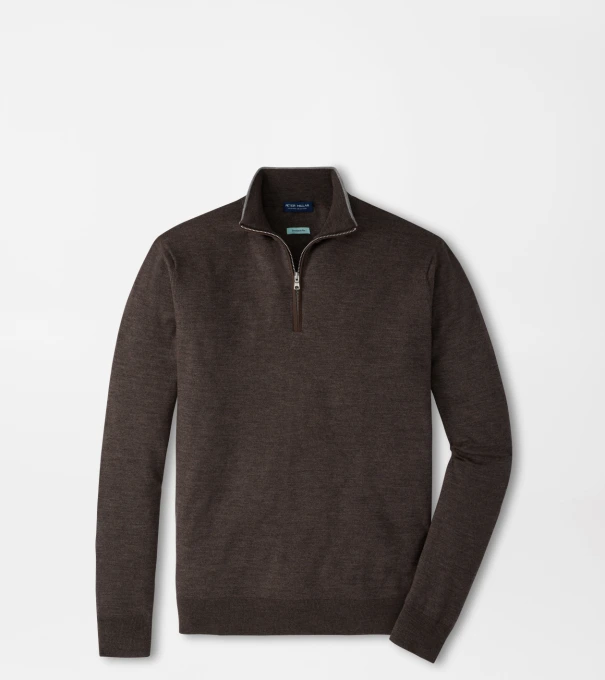Excursionist Flex Quarter-Zip Sweater in ASH BROWN