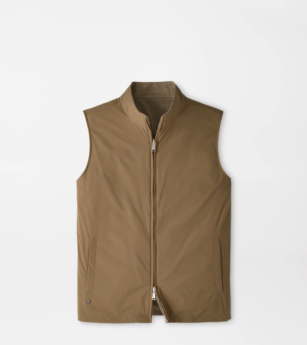 Ryder Reversible Vest in LIGHT MOCHA