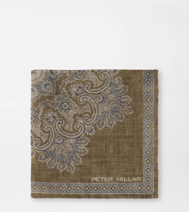 Bredbury Pocket Square in LIGHT MOCHA