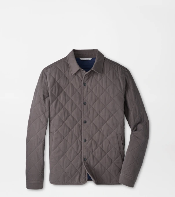 Chatham Cotton Cashmere Shirt Jacket in CITYSCAPE