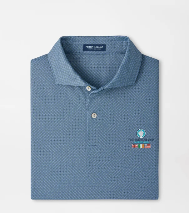 51st Walker Cup Caldara Performance Jersey Polo in WINDY BLUE