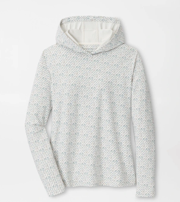 Pine Social Club Performance Hoodie in Ivory