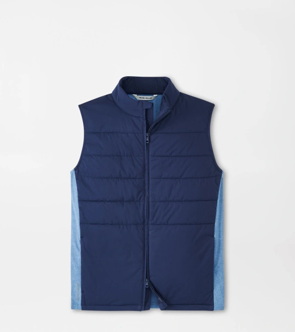 Fuse Hybrid Fleece Gilet in Navy