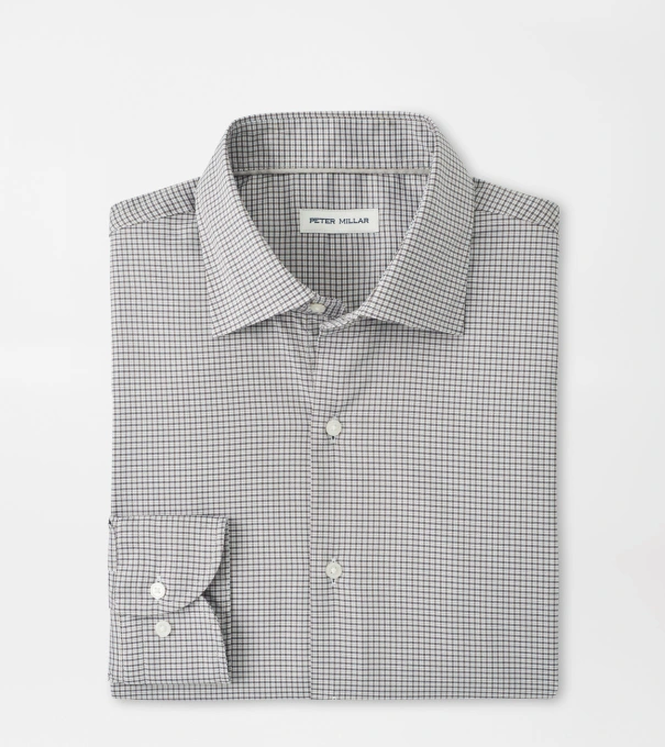 Jackson Crown Lite Cotton-Stretch Shirt in POPLAR BROWN