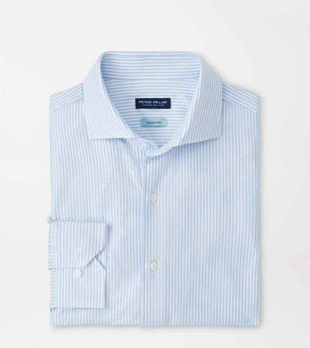 Excursionist Flex Stripe Shirt in Blue Frost