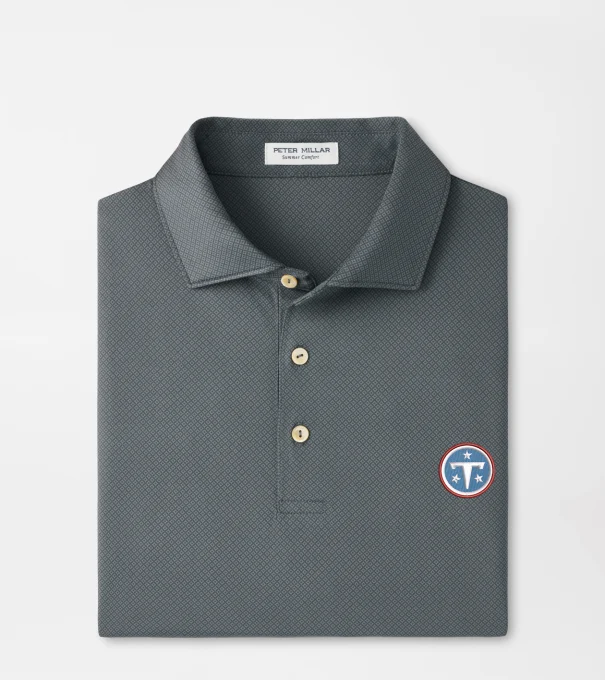 Tennessee Titans Hugo Performance Jersey Polo in Iron