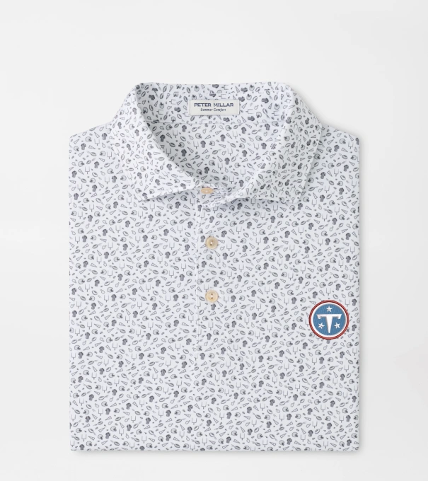 Tennessee Titans Kick Off Performance Jersey Polo in Gale Grey