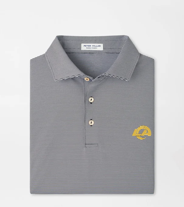 Los Angeles Rams Jubilee Performance Jersey Polo in Black
