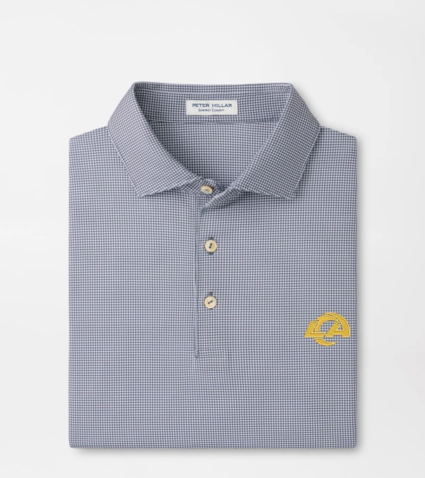 Los Angeles Rams Border Performance Jersey Polo in Iron