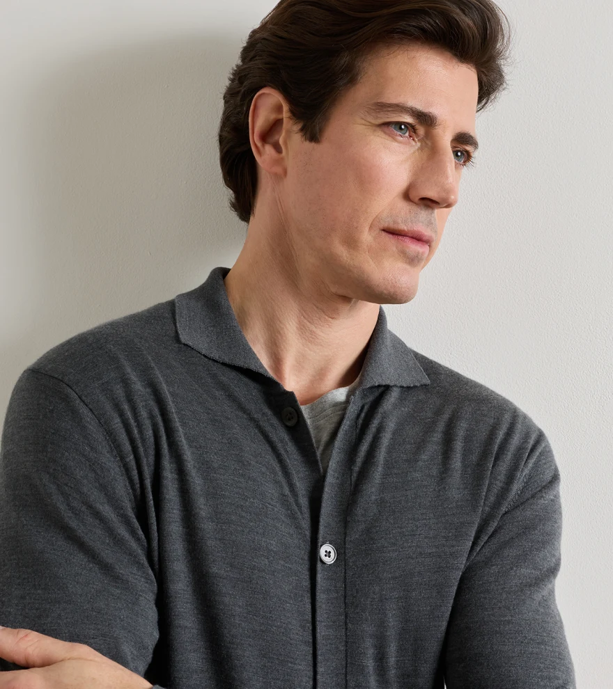 Southport Full Button Jumper - Alternate Image 3