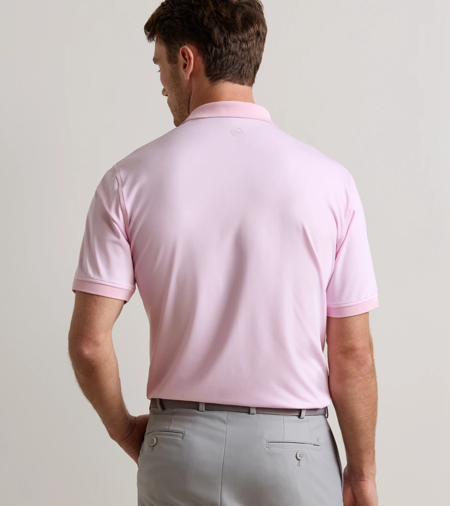 Holden Performance Jersey Polo in Palmer Pink - Alternate Image 2