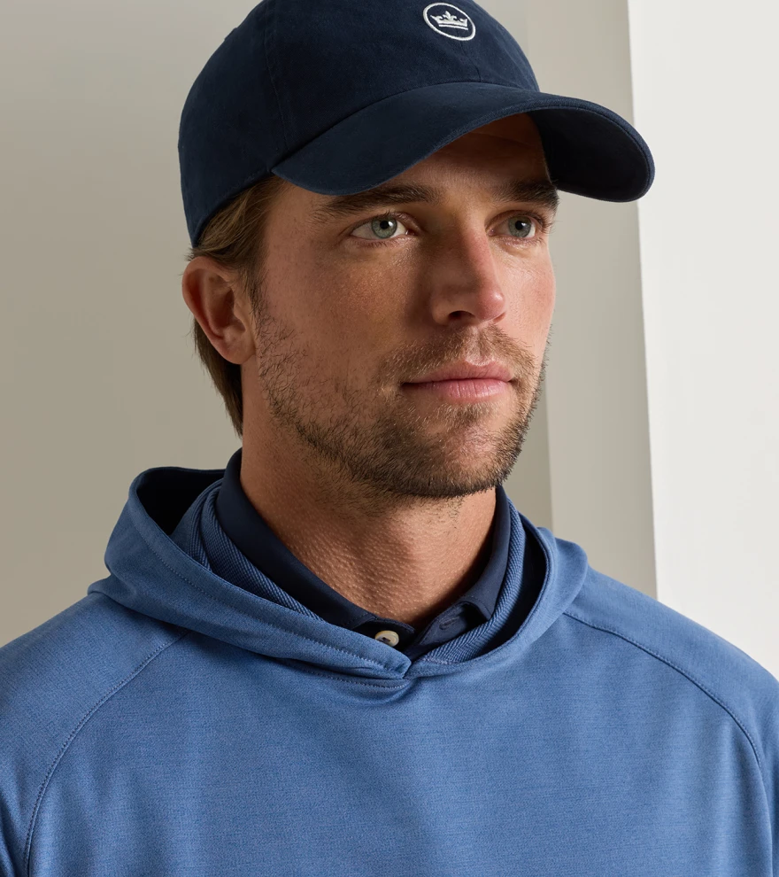 Pine Performance Hoodie in Sport Navy - Alternate Image 4