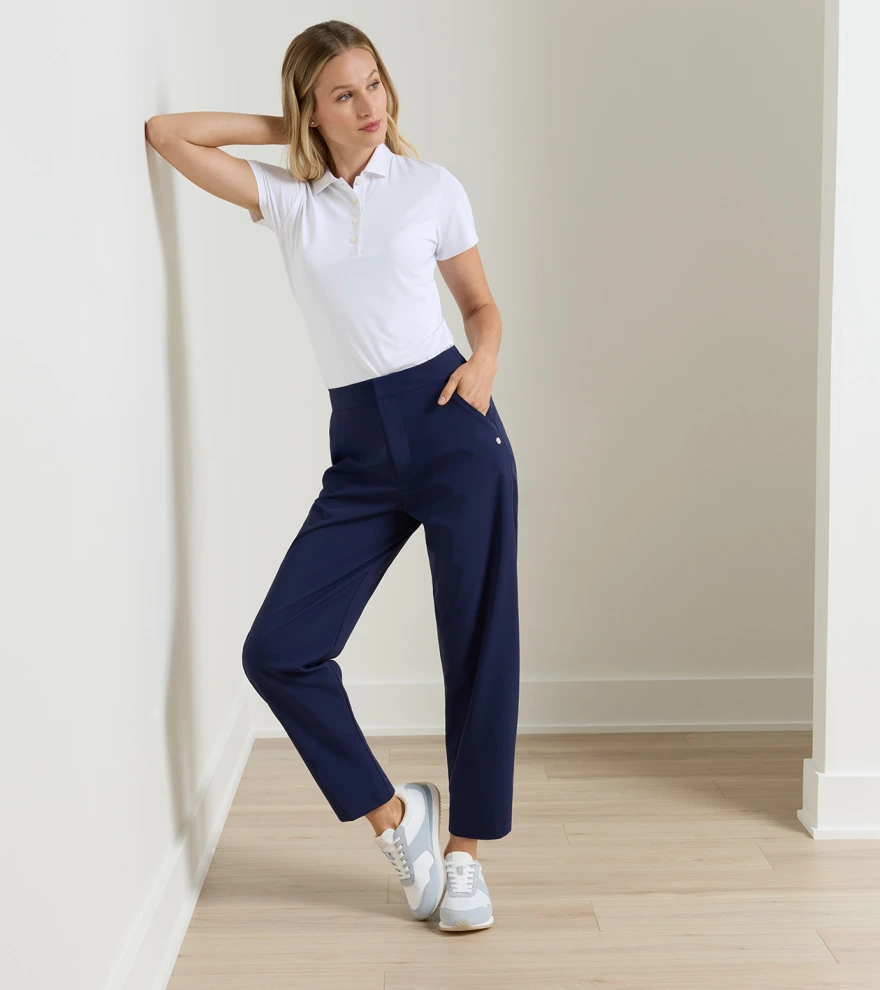 Robinson Air Convertible Trouser in Navy - Alternate Image 1