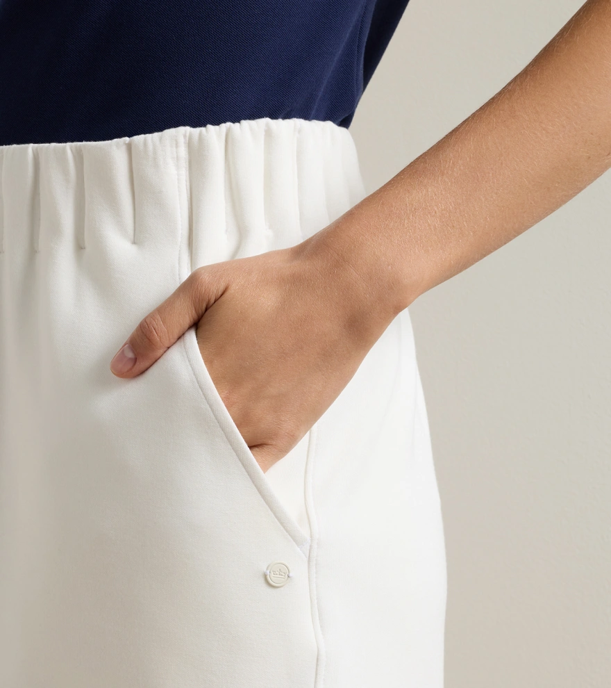 Flora Knit Skort in SOFT WHITE - Alternate Image 3