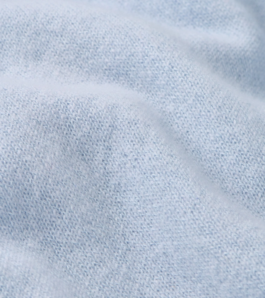Summer Cashmere Hoodie in BLUE BRISK - Alternate Image 4