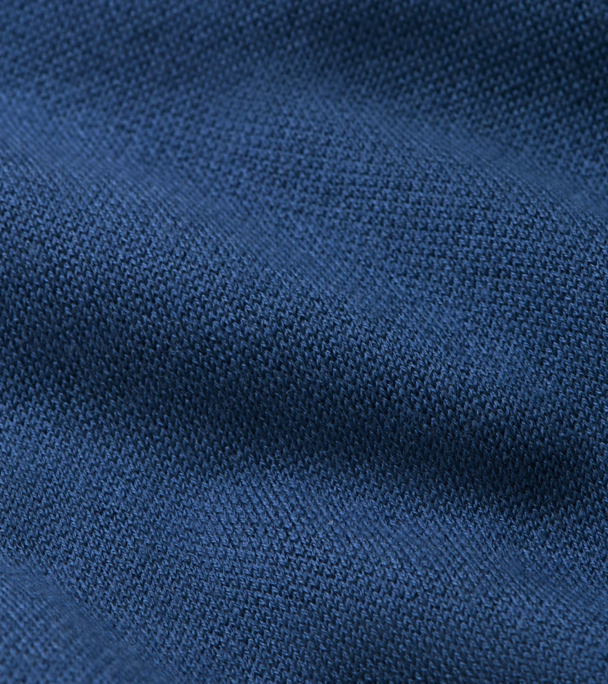 Mirage V-Neck Jumper in Windsor Blue - Alternate Image 5