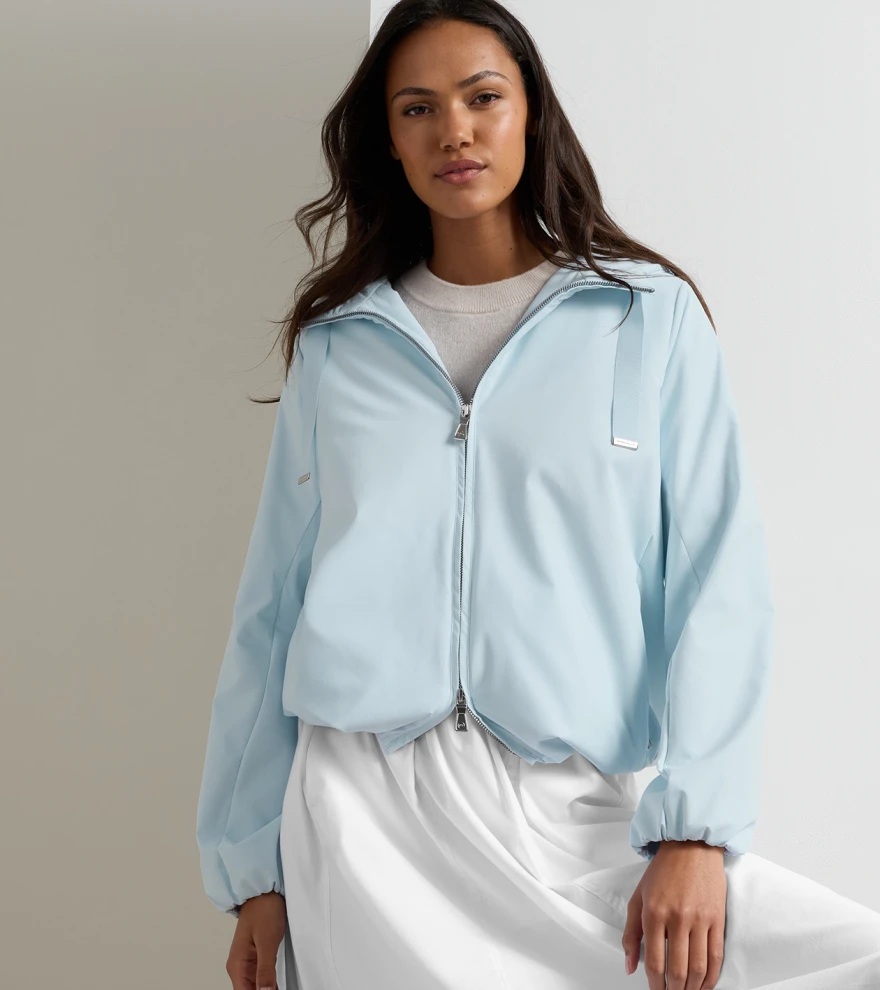 Robinson Air Hooded Jacket in BLUE BRISK - Alternate Image 1