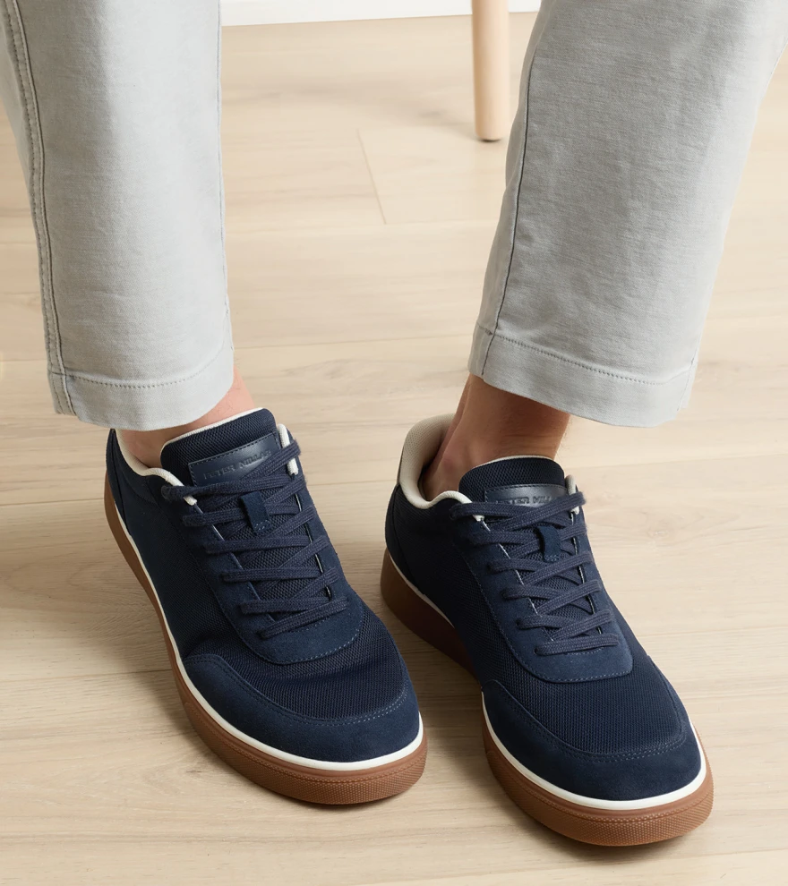 Drift Mesh Sneaker in Navy - Alternate Image 1