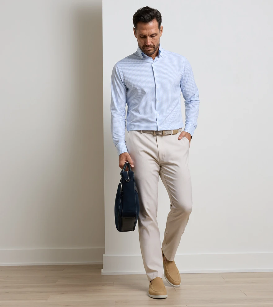 Charlotte Performance Trouser in Stone - Alternate Image 1