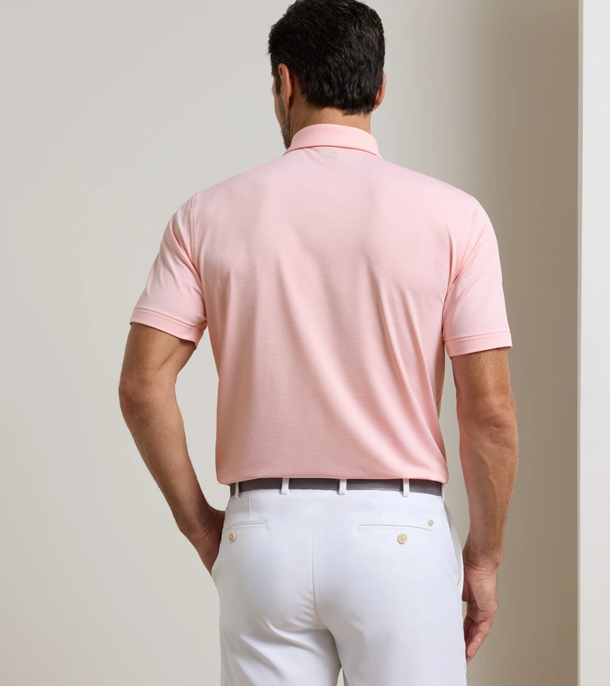 Jubilee Performance Jersey Polo in SUMMER APRICOT - Alternate Image 2