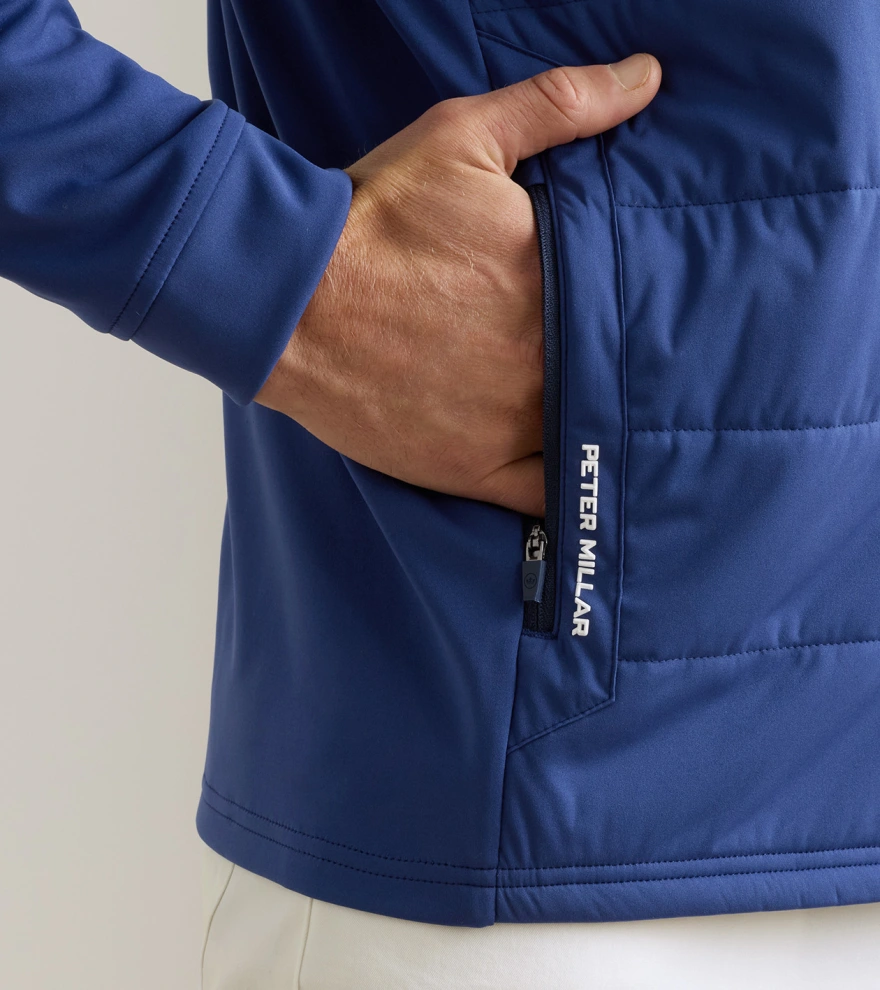 Merge Hybrid Jacket in Sport Navy - Alternate Image 3