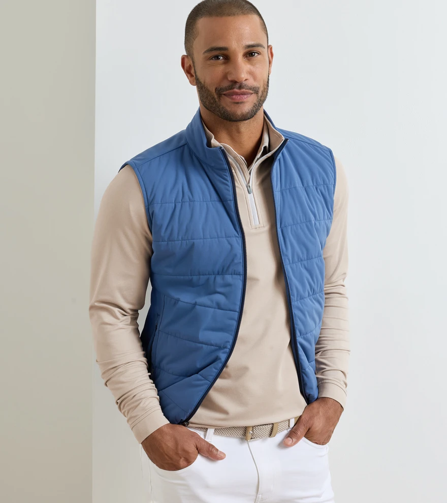 Fuse Hybrid Gilet in Windsor Blue - Alternate Image 1