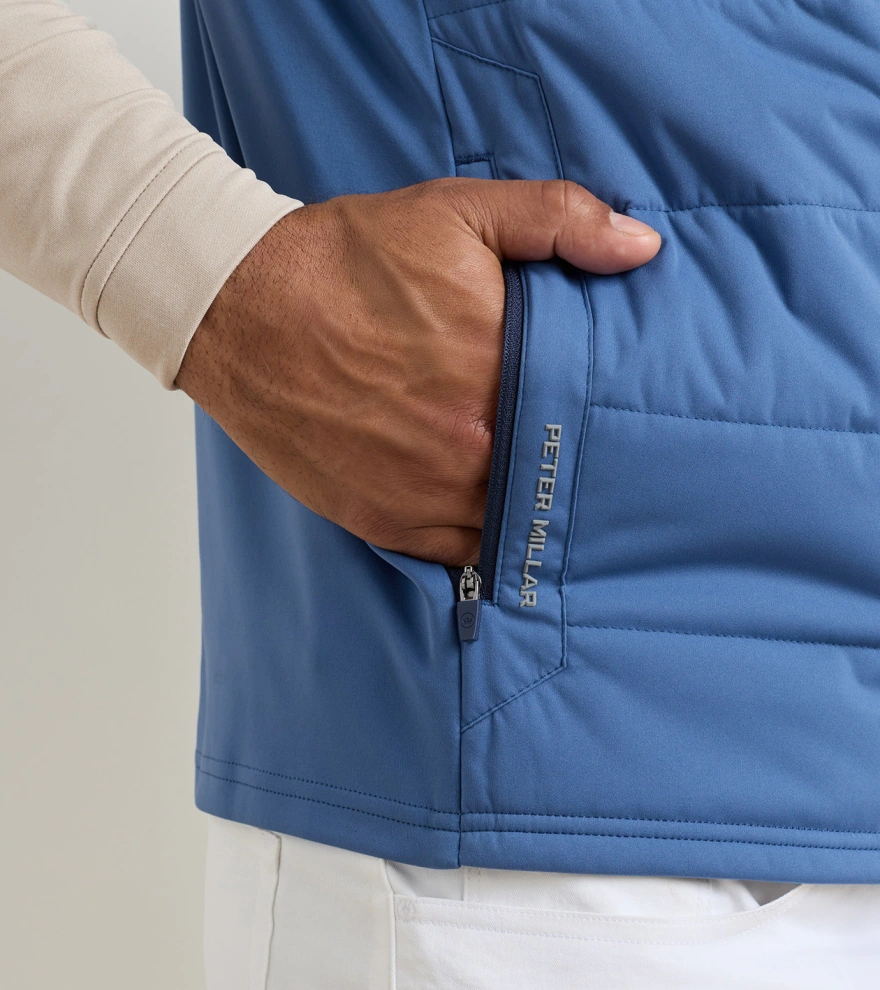 Fuse Hybrid Gilet in Windsor Blue - Alternate Image 3